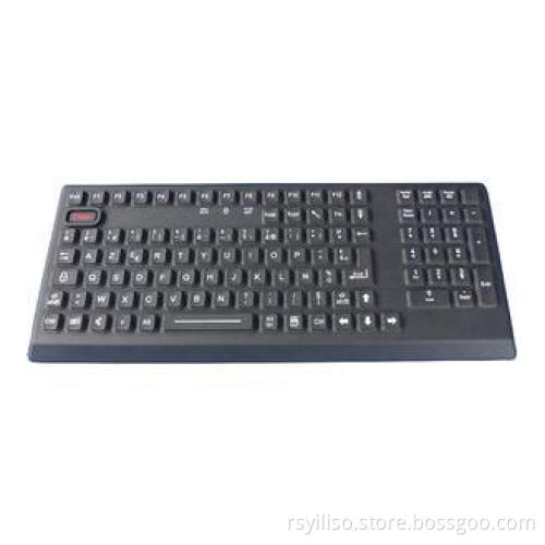 IP68 dynamic rated & ruggedized silicone industrial keyboar